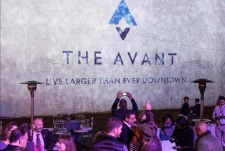 A unique cocktail party for investors and influencers with live music and a custom 3-D animated projection planned and executed by eleven events